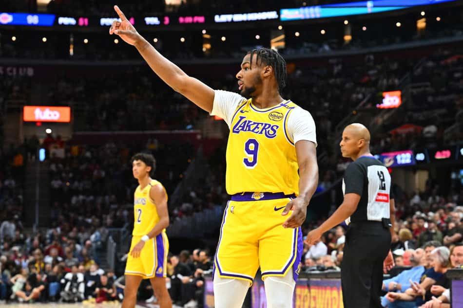 Bronny James - Los Angeles Lakers x Cleveland Cavaliers - NBA