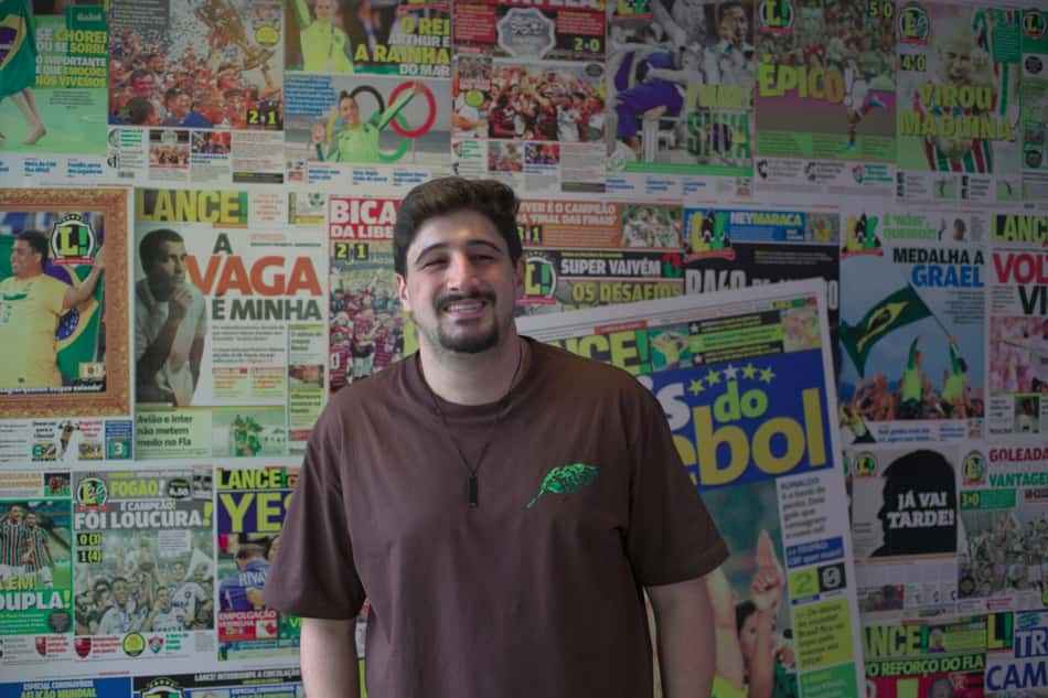 Daniel Braune, influenciador e torcedor do Botafogo