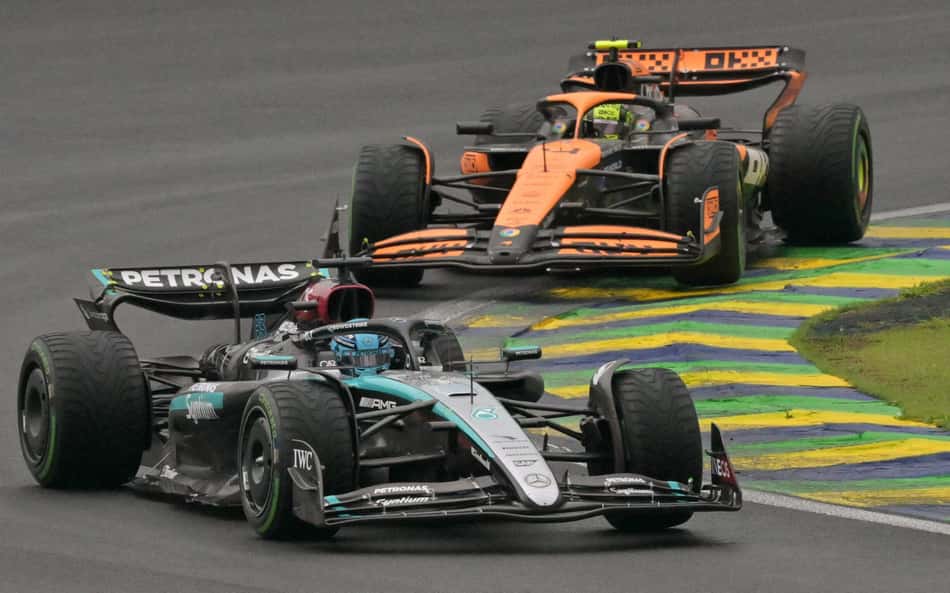 Norris e Russell levam multas por volta de apresentação extra no GP de São Paulo