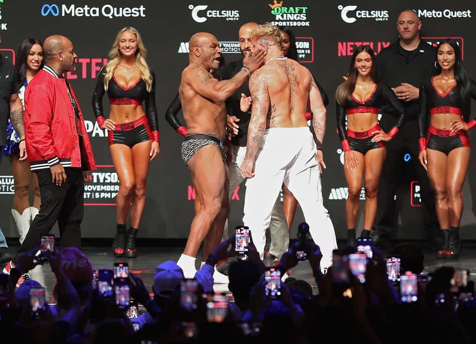 Mike Tyson v Jake Paul encarada tapa