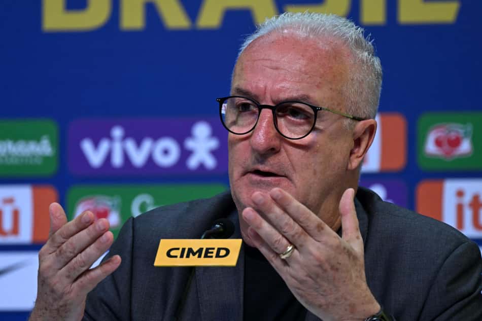 Técnico da Seleção Brasileira, Dorival Júnior, na convocação da Seleção Brasileira. (Foto: Mauro PIMENTEL / AFP)
