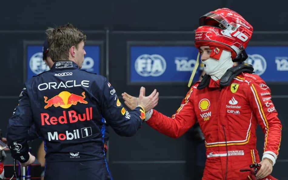 Leclerc contesta fala de Verstappen sobre título com rivais: 'Não sabe o que é a Ferrari'