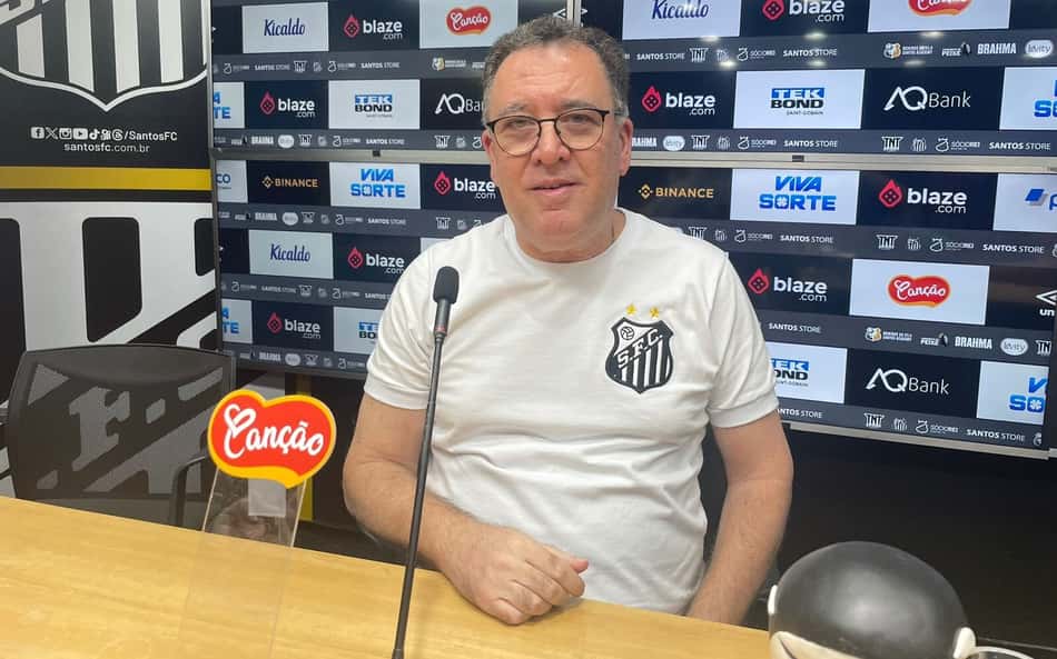 Presidente do Santos nega reunião com Neymar pai: 'não estou sabendo'