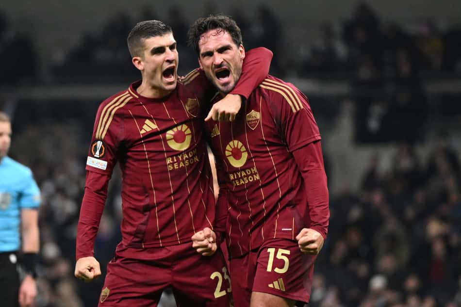 Roma e Atalanta fazem o grande jogo do futebol europeu (Foto: JUSTIN TALLIS / AFP)