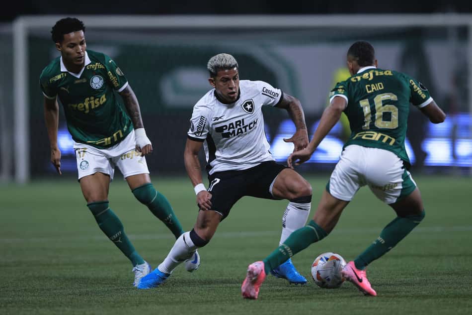 Para vencer em 2024, o Botafogo teve que bater rivais como Palmeiras e São Paulo; confira as melhores campanhas do alvinegro na Libertadores (Foto: Ettore Chiereguini/AGIF)
