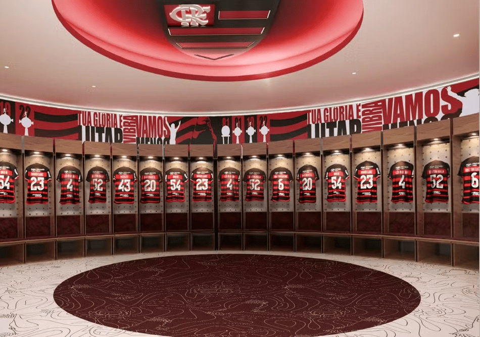 vestiário-flamengo-estádio NFL