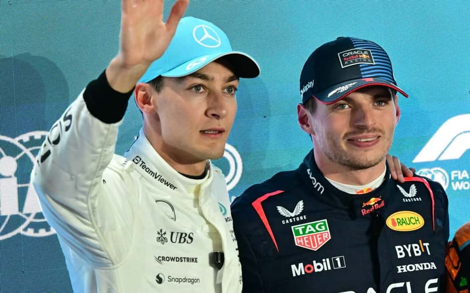 Verstappen diz que perdeu respeito por Russell: 'Outra pessoa fora das câmeras'