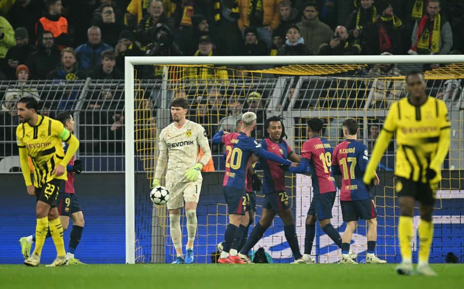Raphinha marca, e Barcelona vence o Dortmund pela Champions League