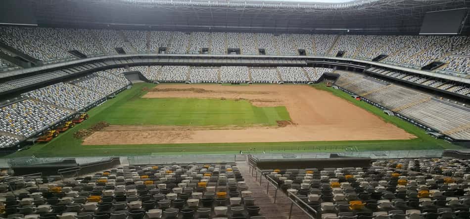 Arena MRV substituição de gramado natural por sintético (foto: site oficial do Atlético-MG)
