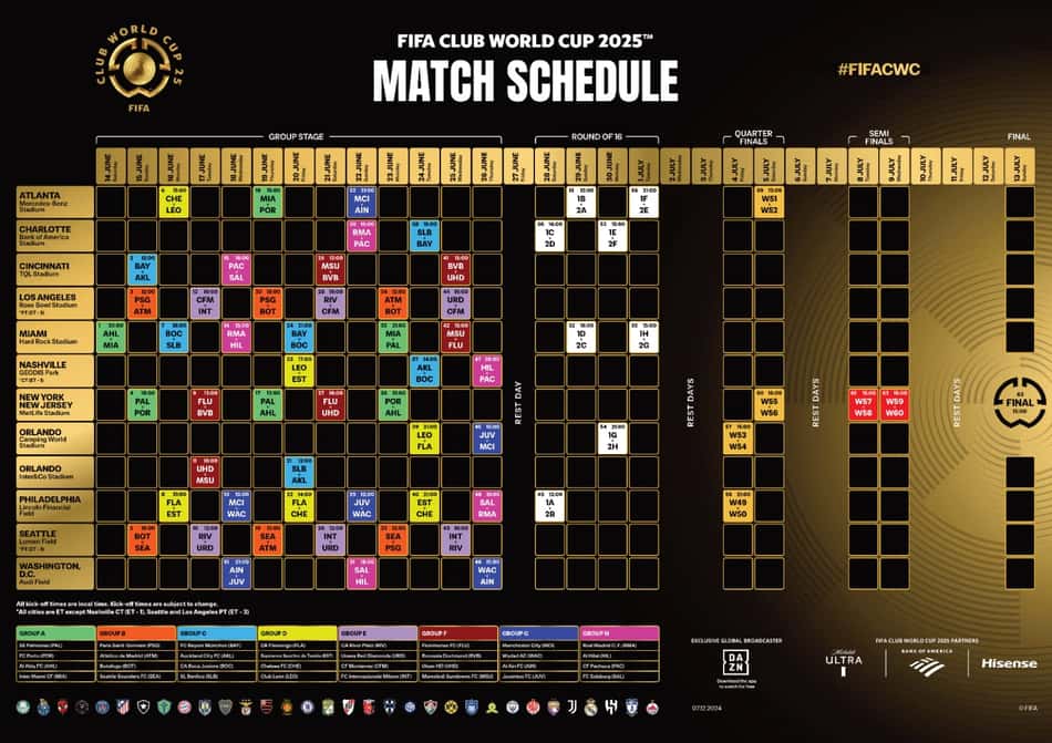Calendário Mundial de Clubes