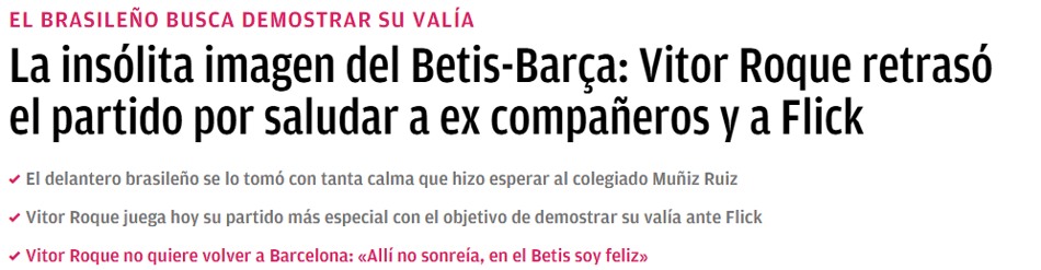 Jornais destacam gesto de Vitor Roque contra o Barcelona – 4