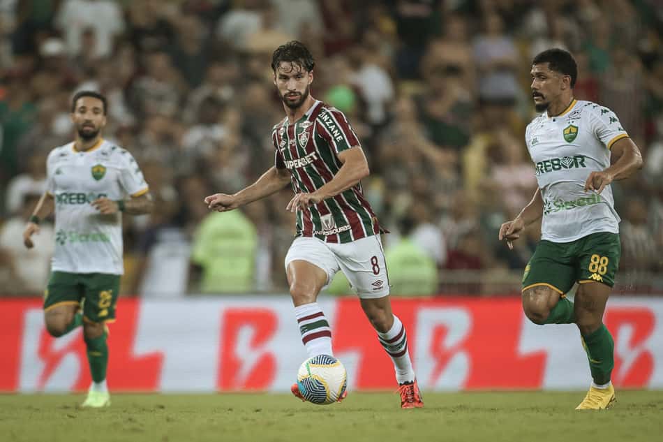 Martinelli em ação na partida entre Fluminense e Cuiabá, pela 37ª rodada do Brasileirão