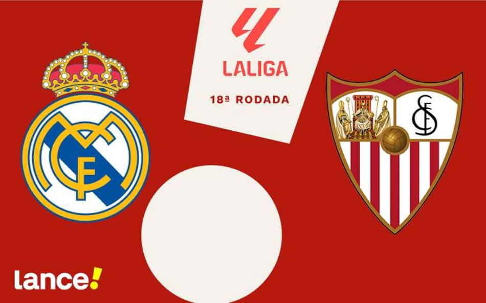 Real Madrid x Sevilla: onde assistir, horário e prováveis escalações