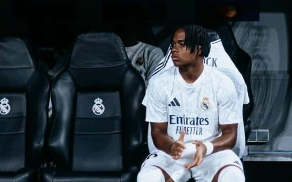 Web critica atitude de Ancelotti com Endrick em empate do Real Madrid: 'Boicote'