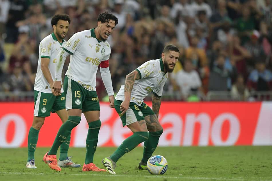 Para ter chances de ganhar o título do Brasileirão, o Palmeiras terá que vencer o Fluminense no jogo de hoje (Foto: Thiago Ribeiro/AGIF)