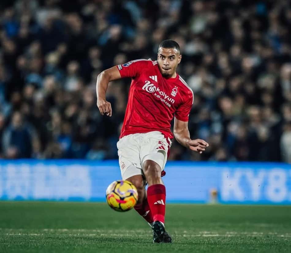Murillo, zagueiro ex-Corinthians, é destaque do Nottingham Forest na Premier League (Foto: Reprodução)