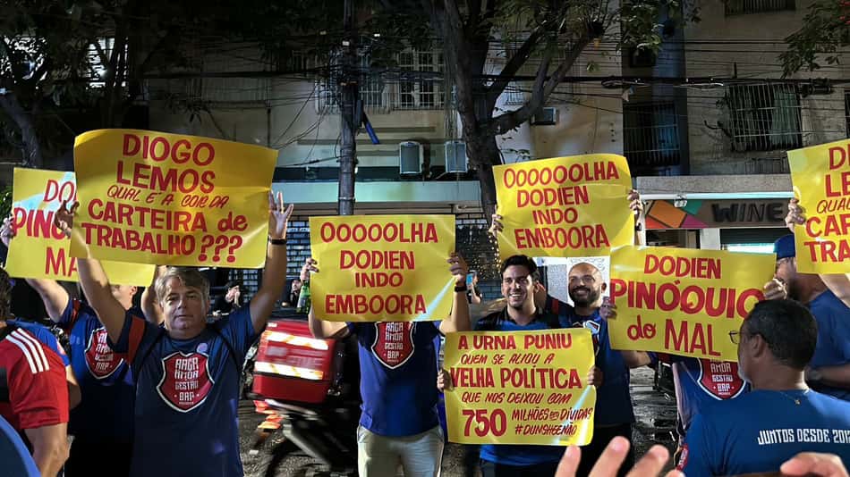 Apoiadores de BAP provocam membros da atual diretoria do Flamengo