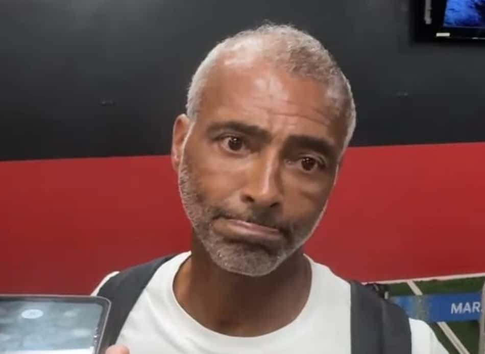 Romário na zona mista