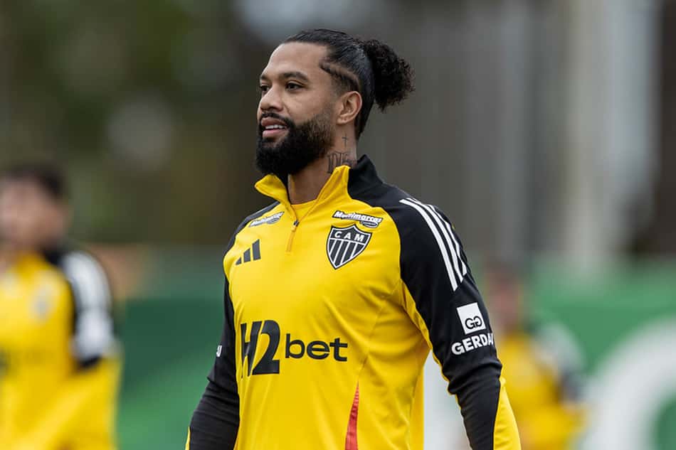 Volante Otávio em treino do Atlético-MG em Orlando (EUA)