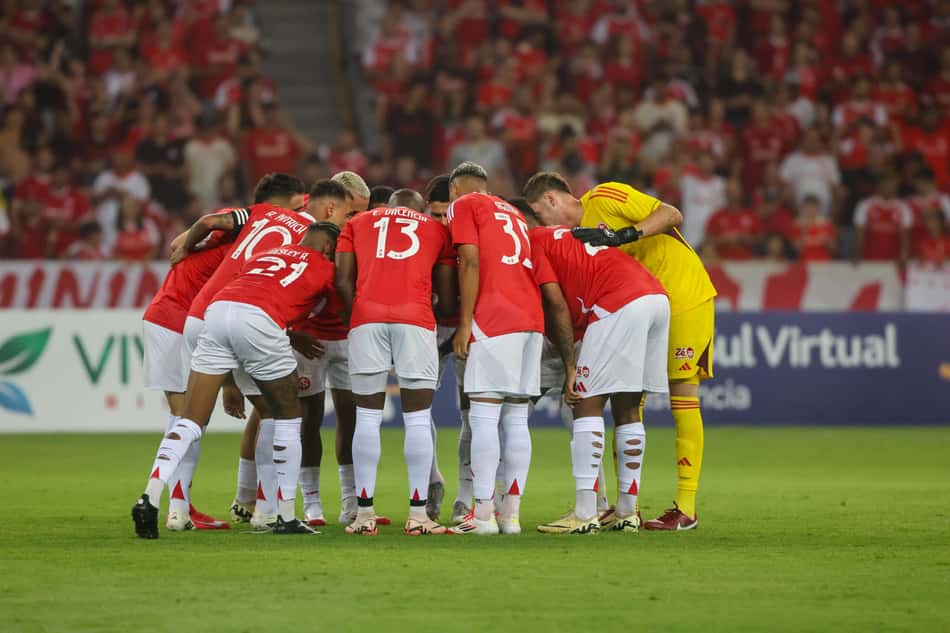 Internacional perdeu para o México em amistoso (Foto: Ricardo Duarte/SC Internacional)