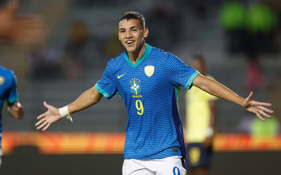Brasil sofre, mas bate o Equador e se classifica no Sul-Americano Sub-20