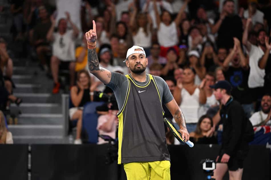 TENNIS-AUS-OPEN Nick Kyrgios