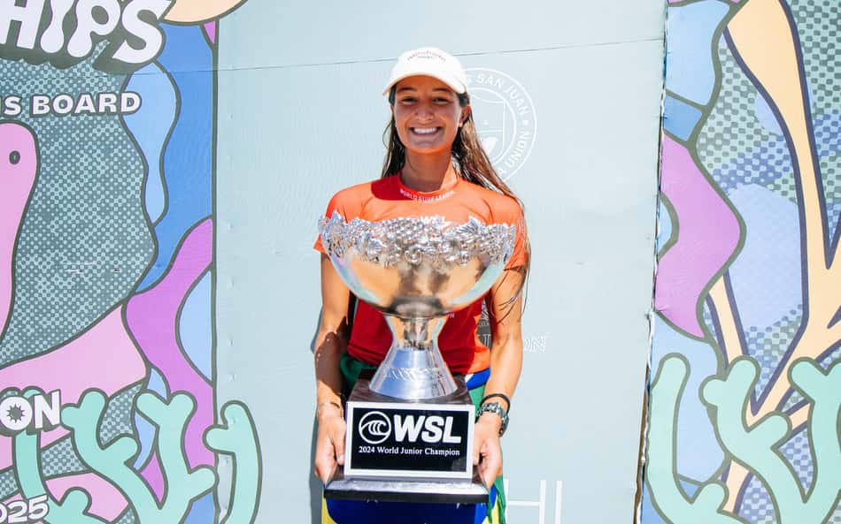 Luana Silva derrota japonesa e é campeã do Mundial Júnior da WSL