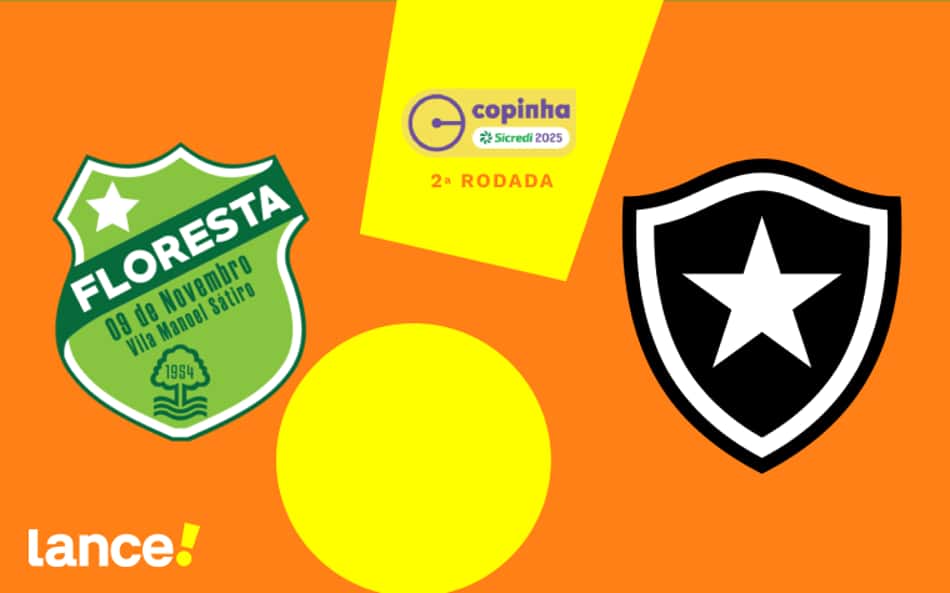 Floresta x Botafogo: onde assitir, horário e provavéis escalações do jogo pela Copinha