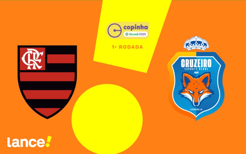 Flamengo x Cruzeiro-PB: onde assistir, horário e prováveis escalações do jogo pela Copinha