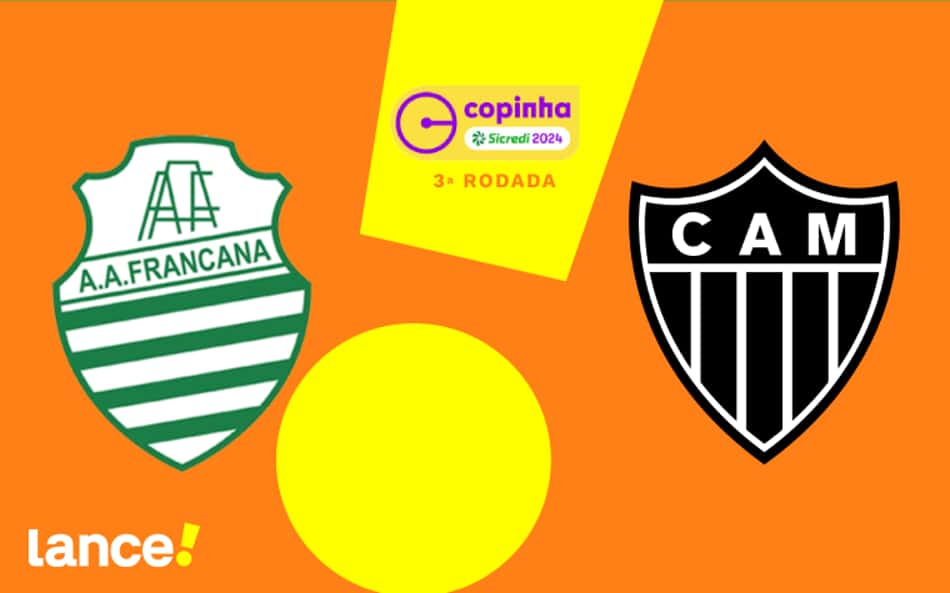 Francana x Atlético-MG: onde assistir, horário e prováveis escalações