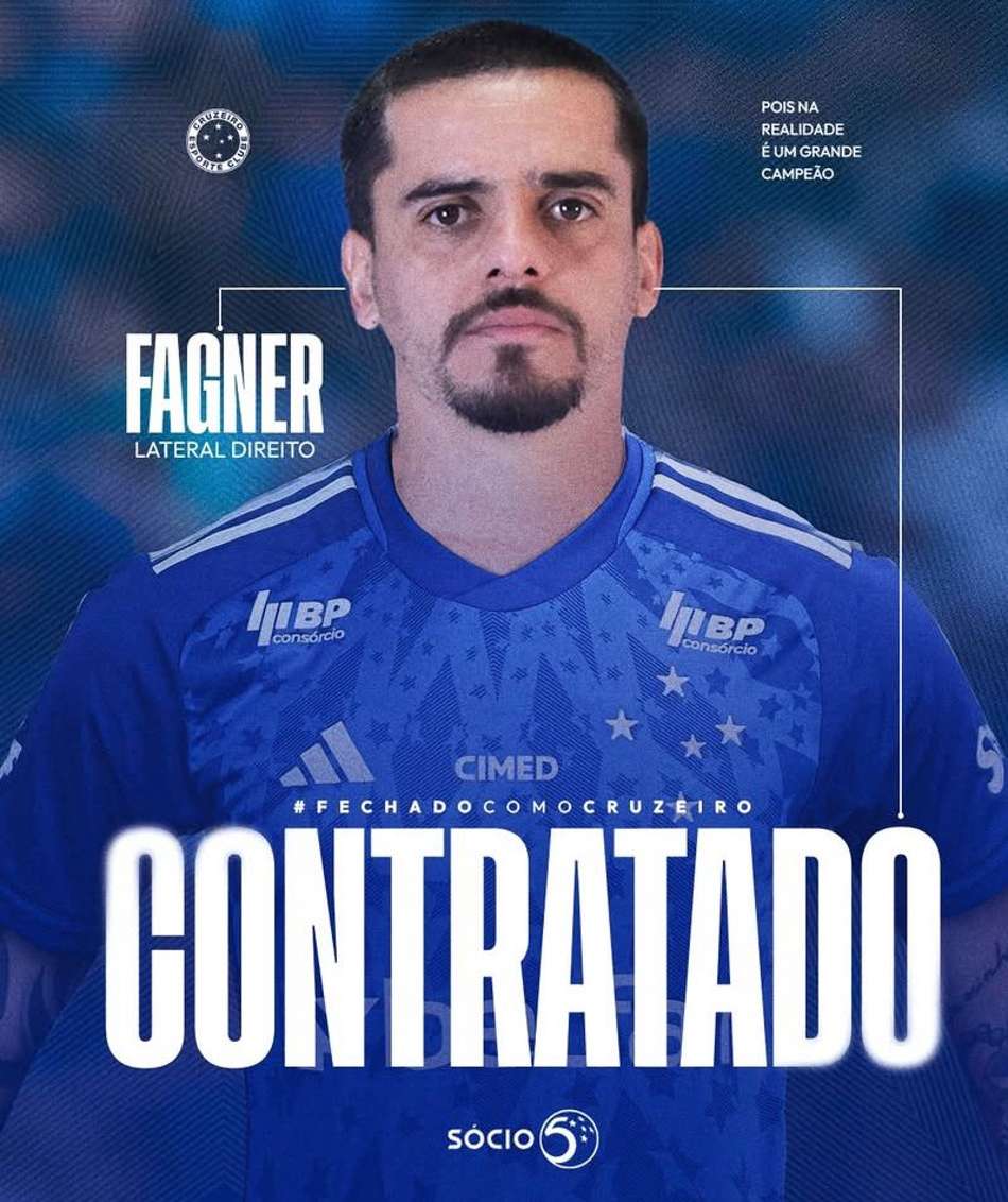 Cruzeiro anuncia contratação de Fagner