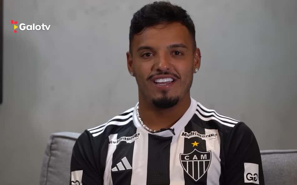 Gabriel Menino ao chegar ao Atlético-MG: 'Deyverson quis ser meu corretor'
