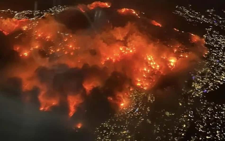 Ex-lutadora de UFC dá à luz em meio a incêndios em Los Angeles