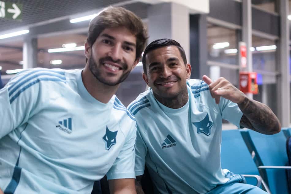 Lucas Silva e Dudu viajaram para a pré-temporada do Cruzeiro