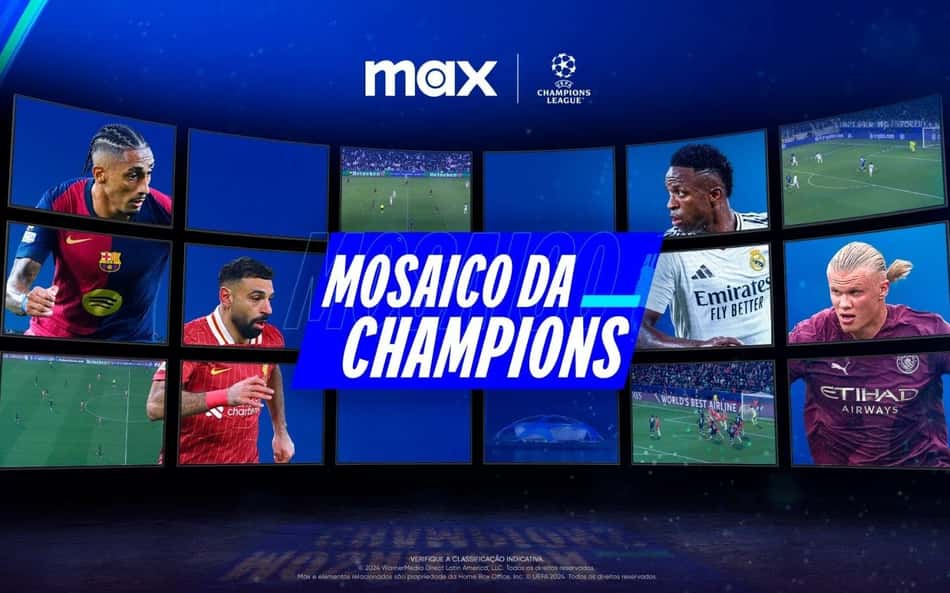 TNT Sports terá mosaico com 18 jogos simultâneos da Champions