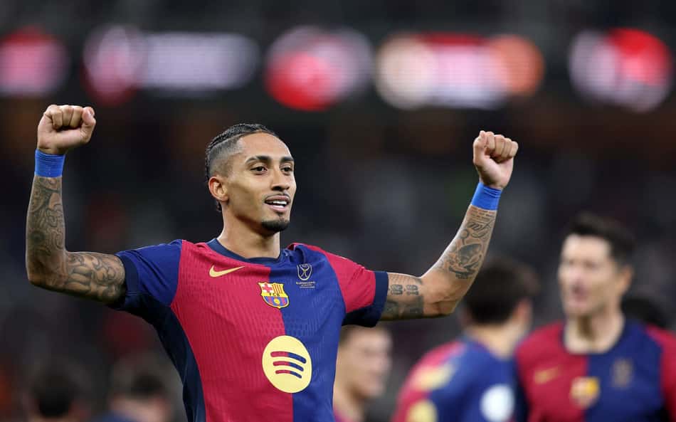 Jornalistas exaltam Raphinha em Real Madrid x Barcelona: 'Melhor do mundo'