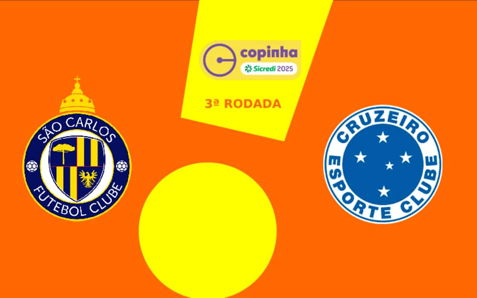 São Carlos x Cruzeiro: onde assistir, horário e escalações do jogo pela Copinha