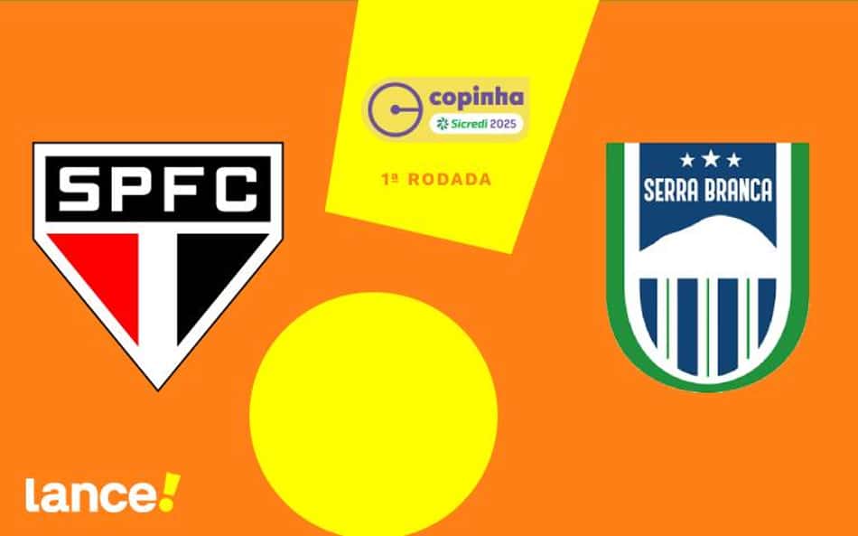 São Paulo x Serra Branca-PB: onde assistir, horário e escalações do jogo pela Copinha