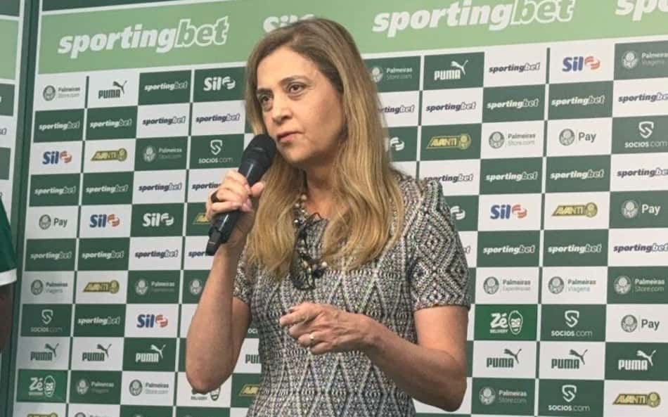 Presidente do Palmeiras, Leila abre o jogo sobre negociação com Vitor Roque