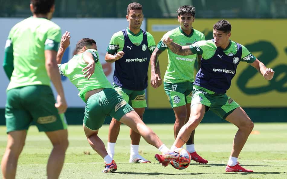 Escalação: Palmeiras segue preparação para quartas do Paulistão, e Abel tem dúvidas
