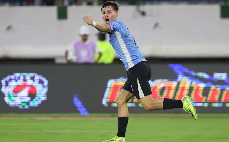 Reforço do Fluminense marca dois gols pelo Uruguai no Sul-Americano Sub-20