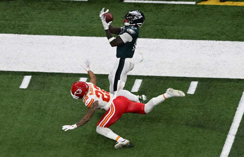 Super Bowl LIX between the Kansas City Chiefs and the Philadelphia Eagles – Game