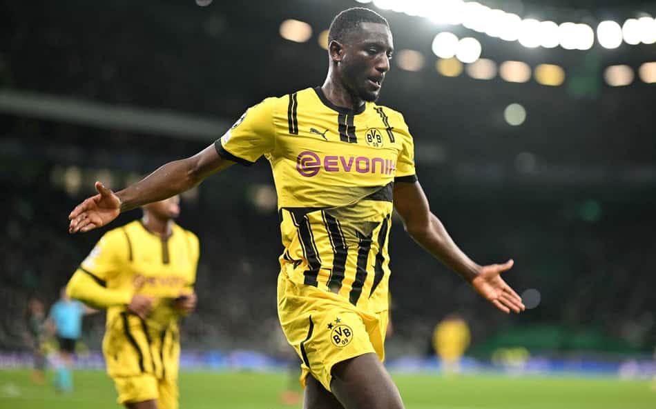Guirassy se isola na artilharia da Champions, e Dortmund encaminha vaga