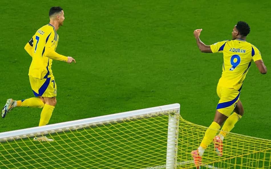 Cristiano Ronaldo marca, Durán brilha e Al-Nassr vence no Campeonato Saudita