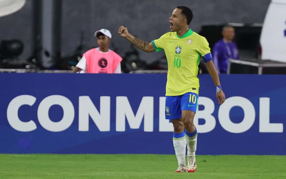 Com um a menos, Brasil vence Uruguai na estreia do Hexagonal do Sul-Americano Sub-20