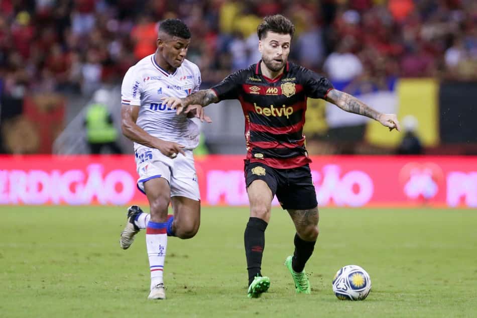 Recife, Brazil. 27th May, 2024. PE – RECIFE – 05/26/2024 – CUP DO NORDESTE 2024, SPORT x FORTALEZA – Lucas Lima Sport player during a match against Fortaleza at the Arena Pernambuco stadium for the Copa Do Nordeste 2024 championship. Photo: Rafael Vieira/