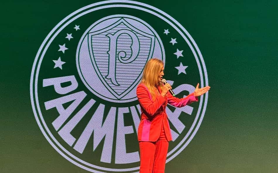 Leila confirma interesse do Palmeiras em Vitor Roque, mas explica: 'Não depende de mim'