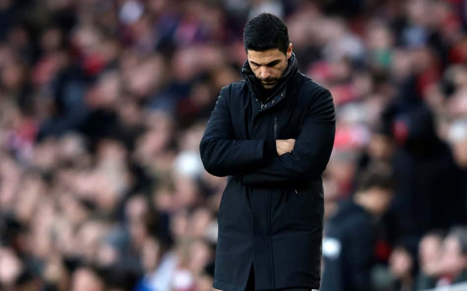 Técnico do Arsenal expõe grupo e desiste de título da Premier League