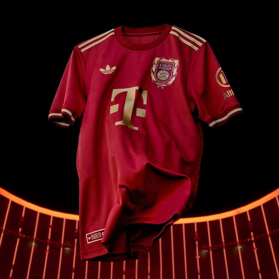 Camisa do Bayern em comemoração aos 125 anos de fundação (Fonte: Reprodução/X)