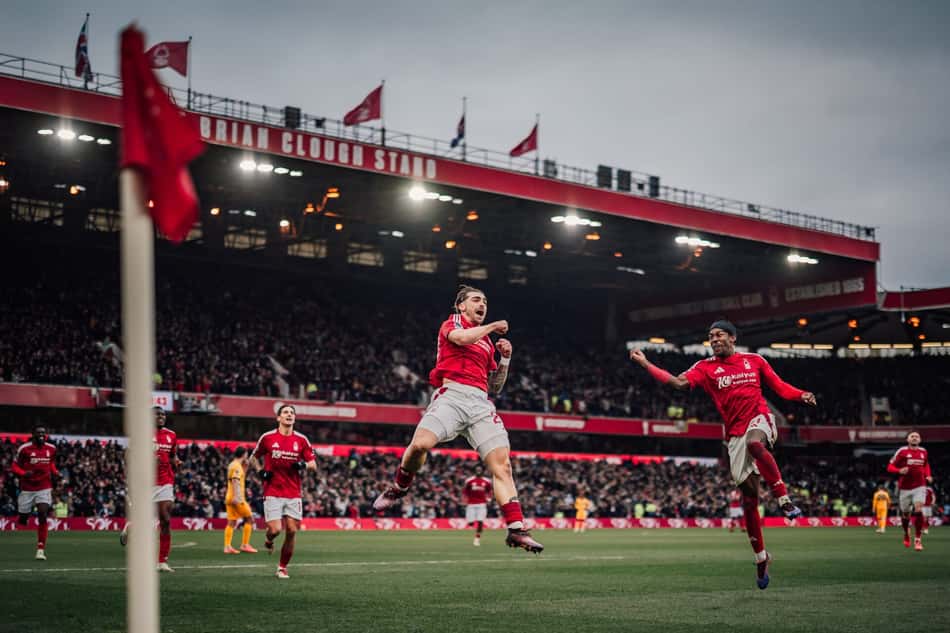 O Nottingham Forest bateu o Brighton por 7 a 0 na Premier League (Foto: Reprodução/X)